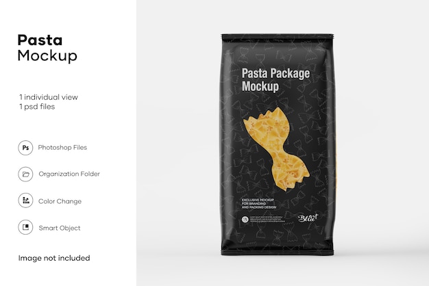 Download Premium PSD | Pasta package mockup