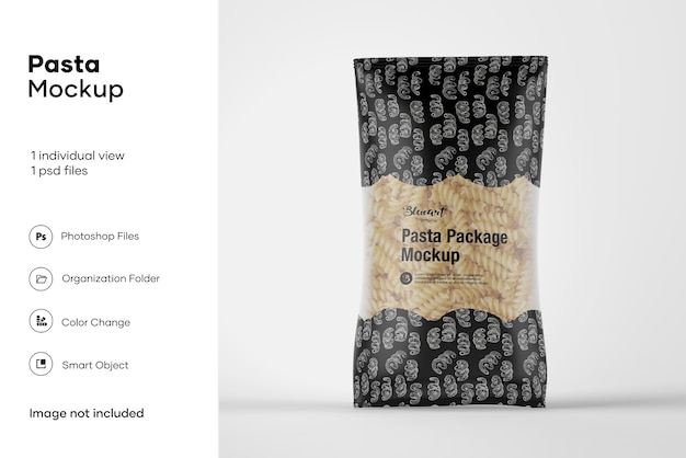 Download Premium PSD | Pasta package mockup