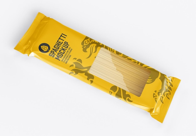 Premium PSD | Pasta packaging mockup