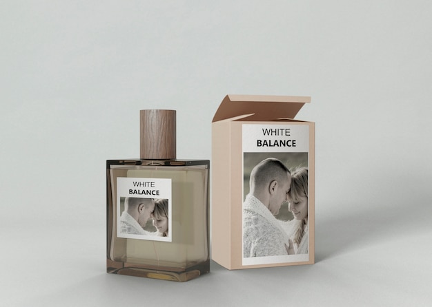 Download Free Psd Perfume Bottle Beside Perfume Box
