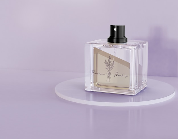 Download Free PSD | Perfume packaging mockup