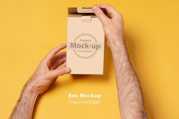Download Gift Box Company Logo PSD - Free PSD Mockup Templates