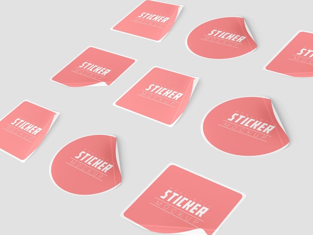 Download Stickers Mockup Images Free Vectors Stock Photos Psd