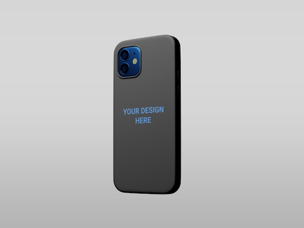 Download Premium PSD | Phone case mockup isolated