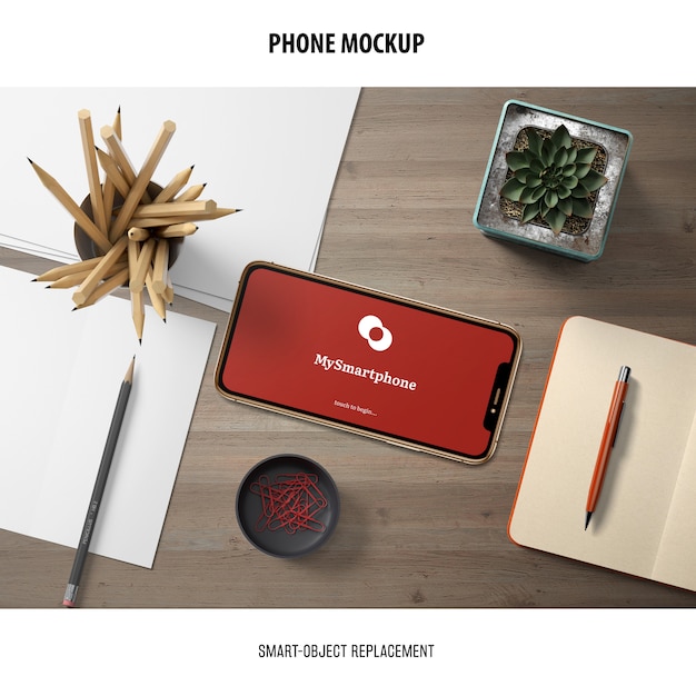 Phone screen mockup | Free PSD File