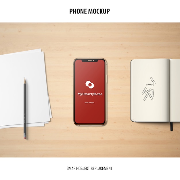 Phone screen mockup | Free PSD File