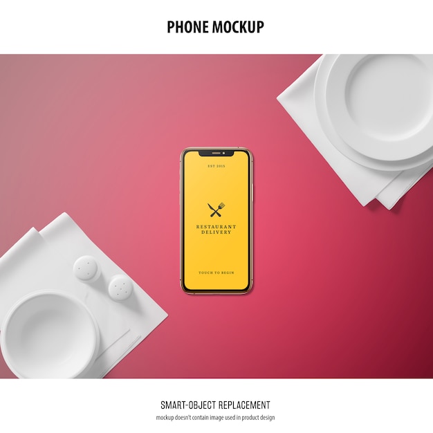 Phone screen mockup | Free PSD File