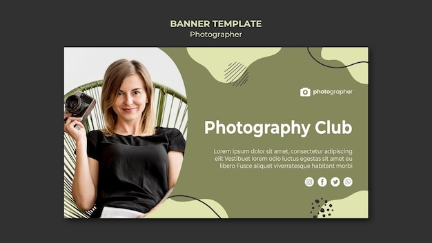 Photography Banner Template