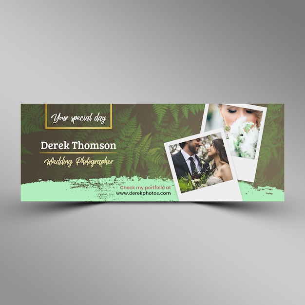 Photography facebook cover template