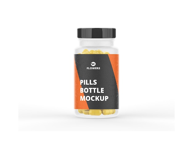 Download Premium Psd Pills Bottle Mockup
