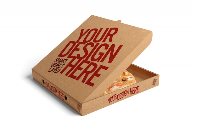 Download Premium PSD | Pizza box mock up