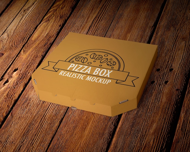 Download Pizza box mockup PSD file | Premium Download
