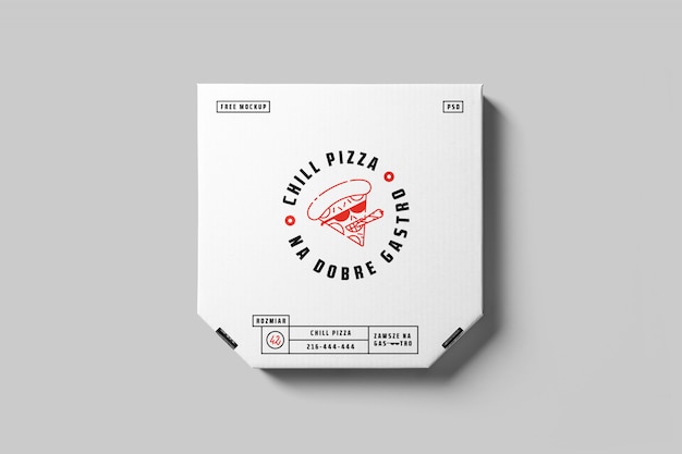 Download Premium PSD | Pizza box mockup