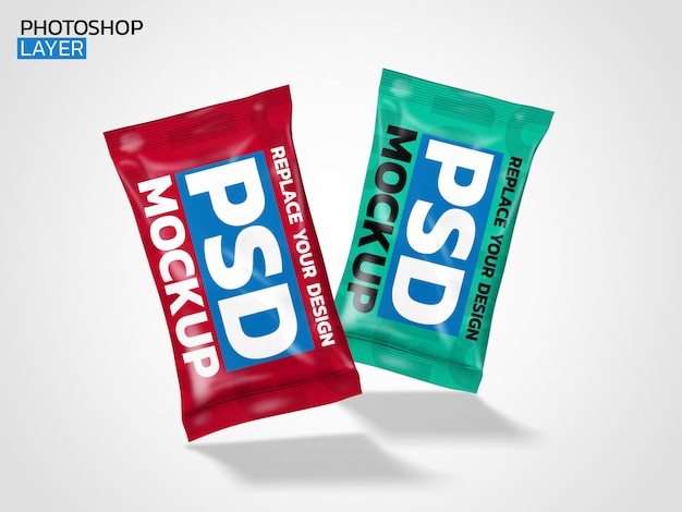 Download Plastic bag 3d rendering mockup design | Premium PSD File