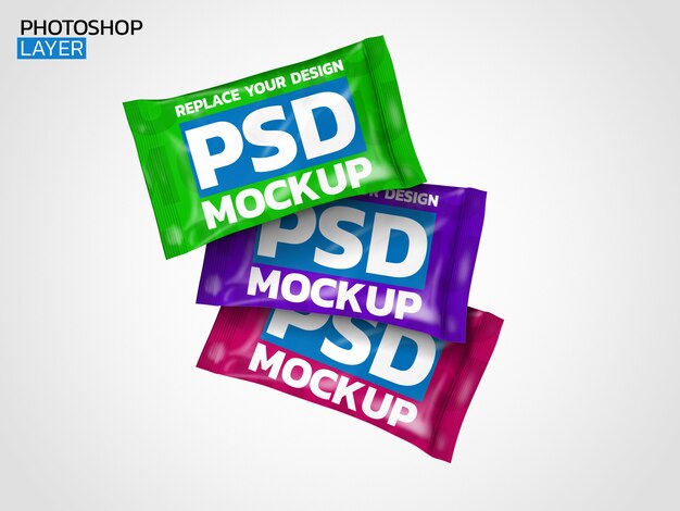 Download Plastic bag 3d rendering mockup design | Premium PSD File
