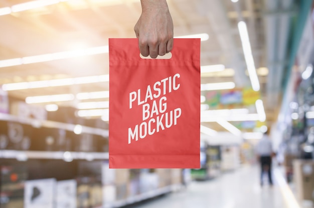 Download Plastic bag mockup | Premium PSD File