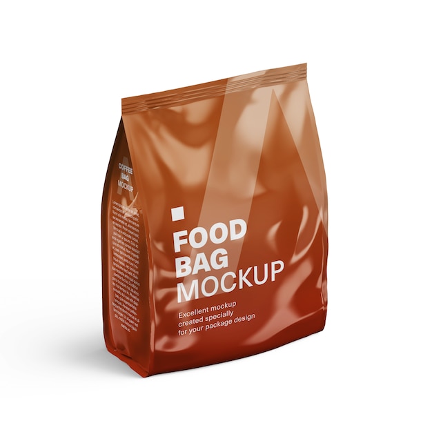 Download Plastic bag package mockup for your design | Premium PSD File