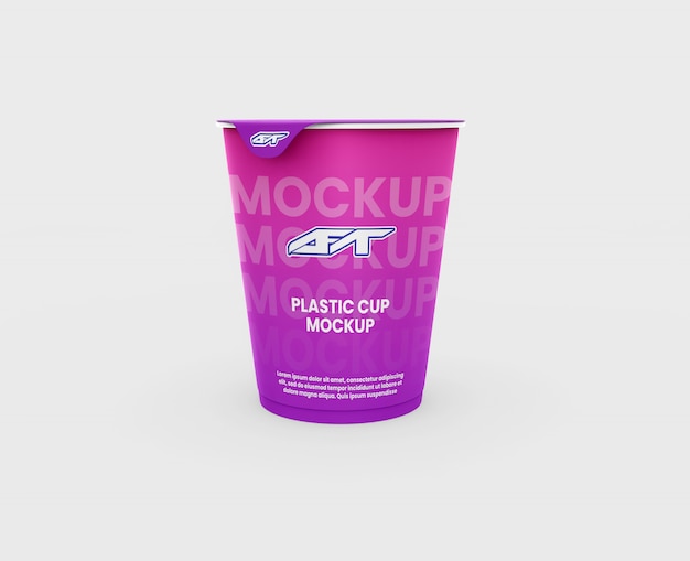 Download Plastic cup mockup | Premium PSD File