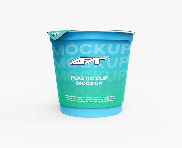 Download Plastic cup mockup | Premium PSD File