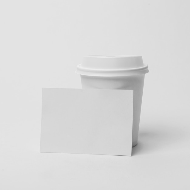 Download Free PSD | Plastic cups with coffee mock up on table