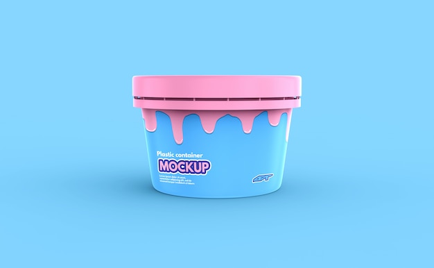 Download Plastic food container mockup | Premium PSD File