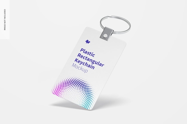 Download Premium Psd Plastic Rectangular Keychain Mockup