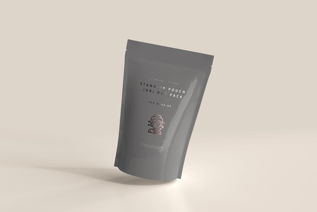 Download Free Psd Plastic Stand Up Pouch Mockup