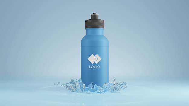 Download Premium PSD | Plastic water bottle mockup