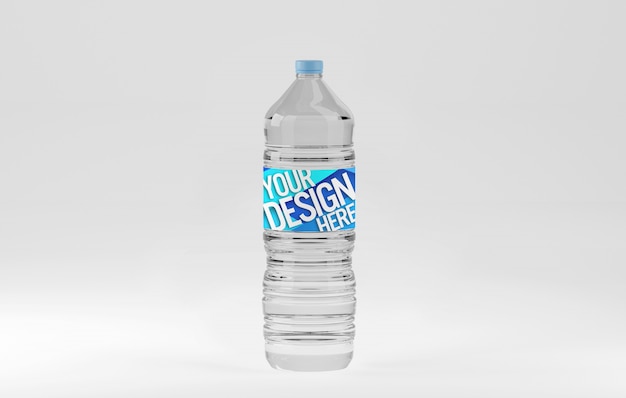 Download Plastic water bottle mockup PSD file | Premium Download