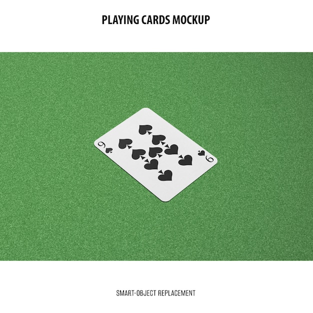 Download Free PSD | Playing cards mockup