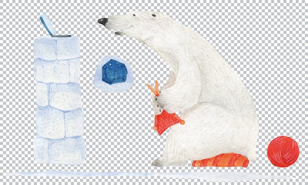 polar bear knits