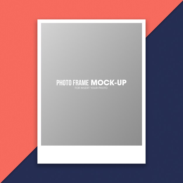 Download Polaroid photo frame mockup template PSD file | Premium ...