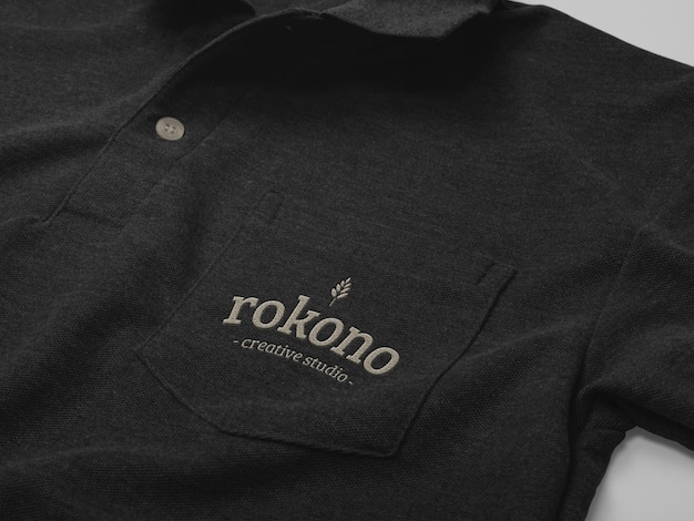 Download Premium PSD | Polo shirt mockup design isolated with pocket