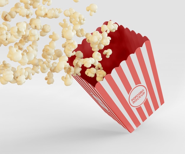 Download Free PSD | Popcorn box mockup