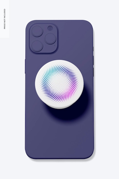 Download Premium Psd Popsocket On Phone Mockup