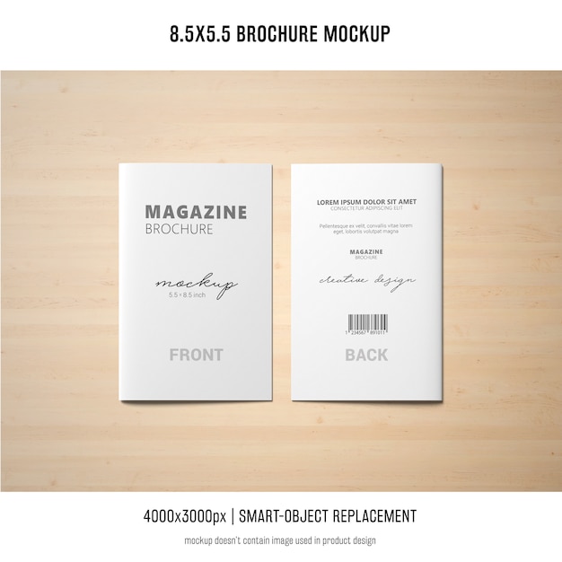 Download Free PSD | Portrait brochure mockup