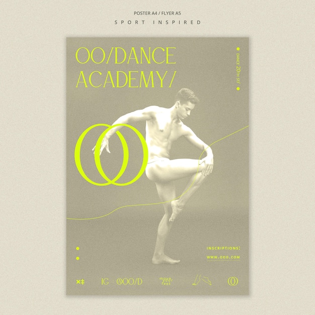 free-psd-poster-dance-academy-template