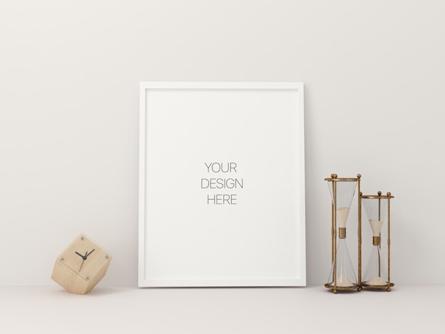 Poster frame mockup PSD Template