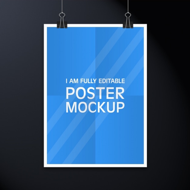 Freepik Poster Mockup