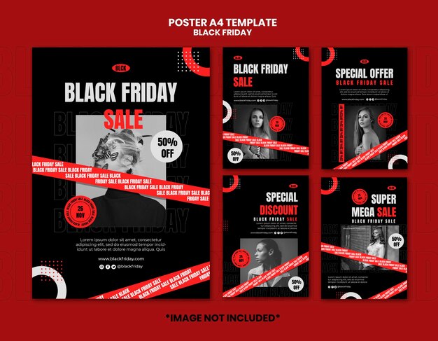 Premium PSD | Poster Template Black Friday