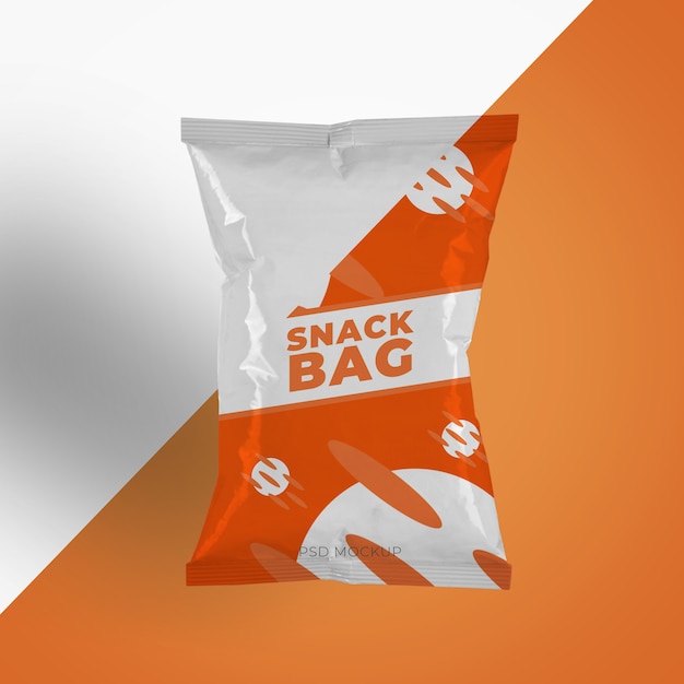 Download Premium PSD | Potato chips plastic packaging or food ...
