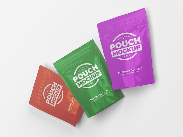 Download Premium Psd Pouch Snack Sachet Bag Packaging Mockup