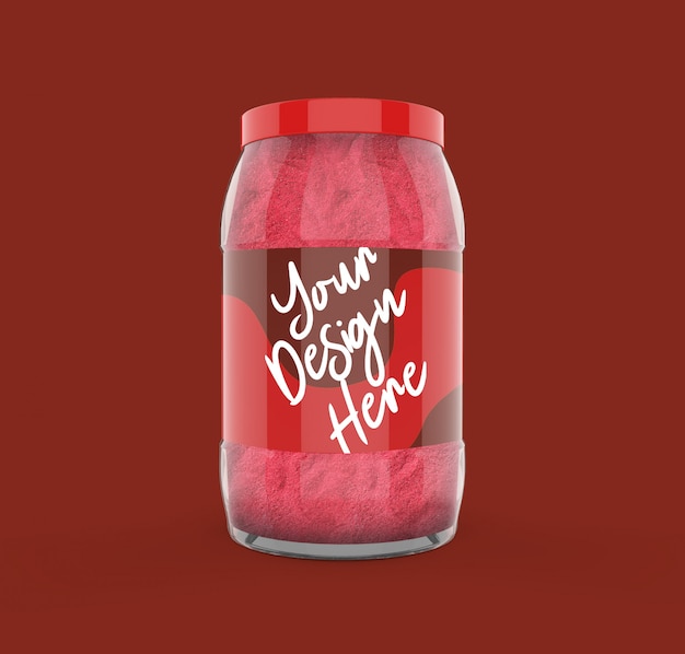 Download Powder jar mockup | Premium PSD File