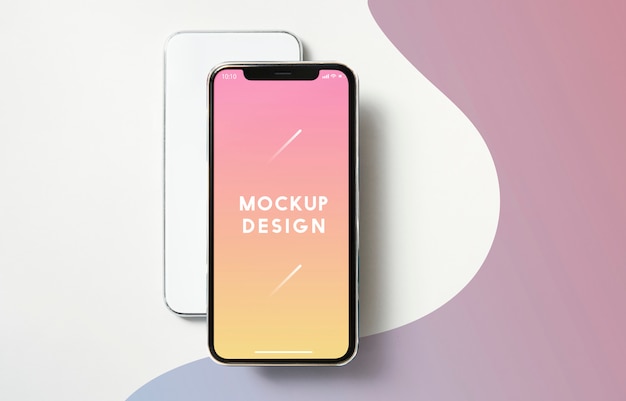 Premium mobile phone screen mockup template PSD file | Free Download