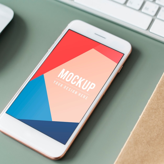 Download Premium mobile phone screen mockup template | Free PSD File