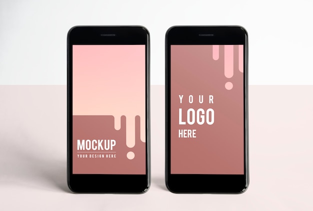 Download Premium mobile phone screen mockup template PSD file ...