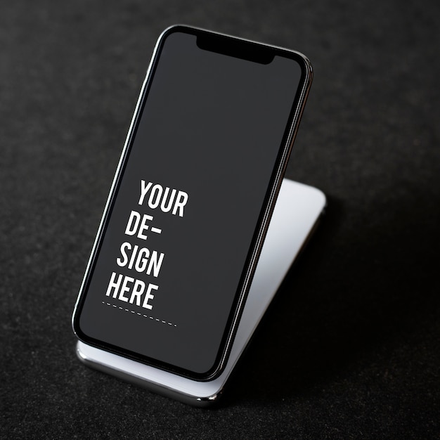 Download Premium mobile phone screen mockup template PSD file ...