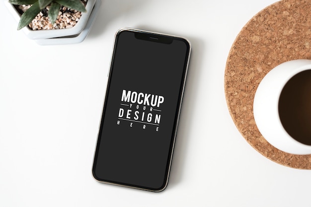 Download Premium mobile phone screen mockup template PSD file ...