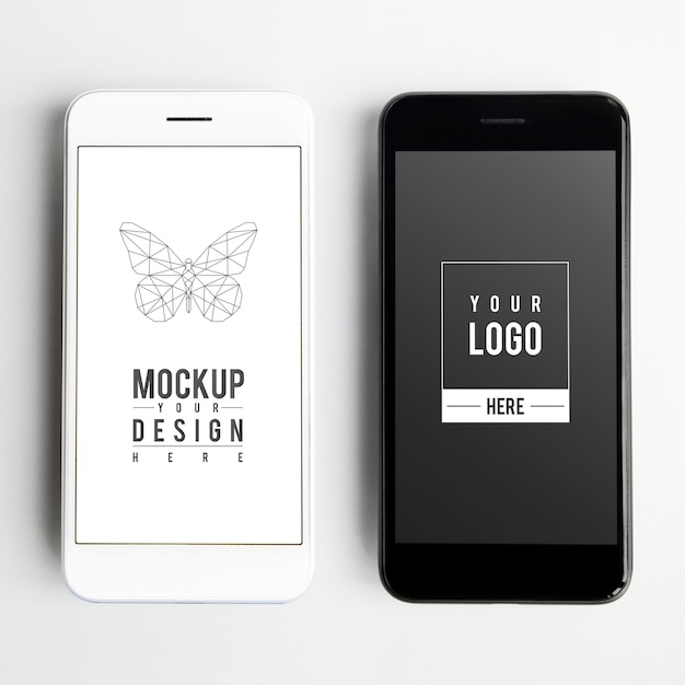 Download Premium mobile phone screen mockup template PSD file ... PSD Mockup Templates