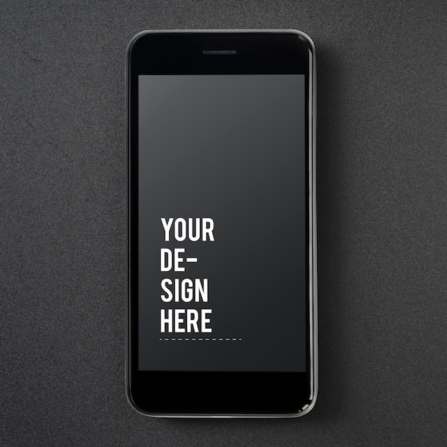 Download Premium mobile phone screen mockup template PSD file ...